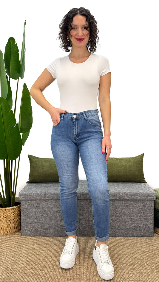 JEANS REGULAR CHIARO EFFETTO -5KG