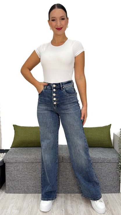 JEANS WIDE LEG GIOIELLO