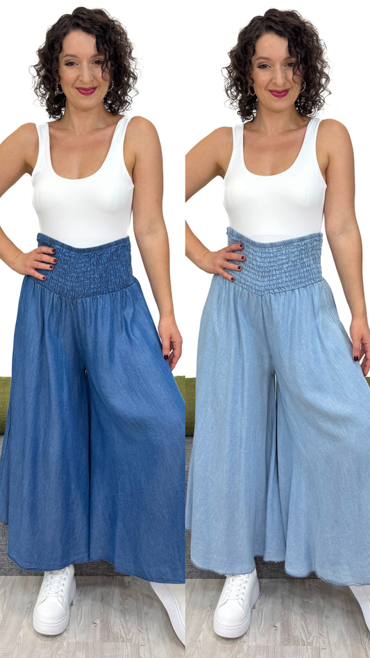 PANTAGONNA IN DENIM LEGGERO