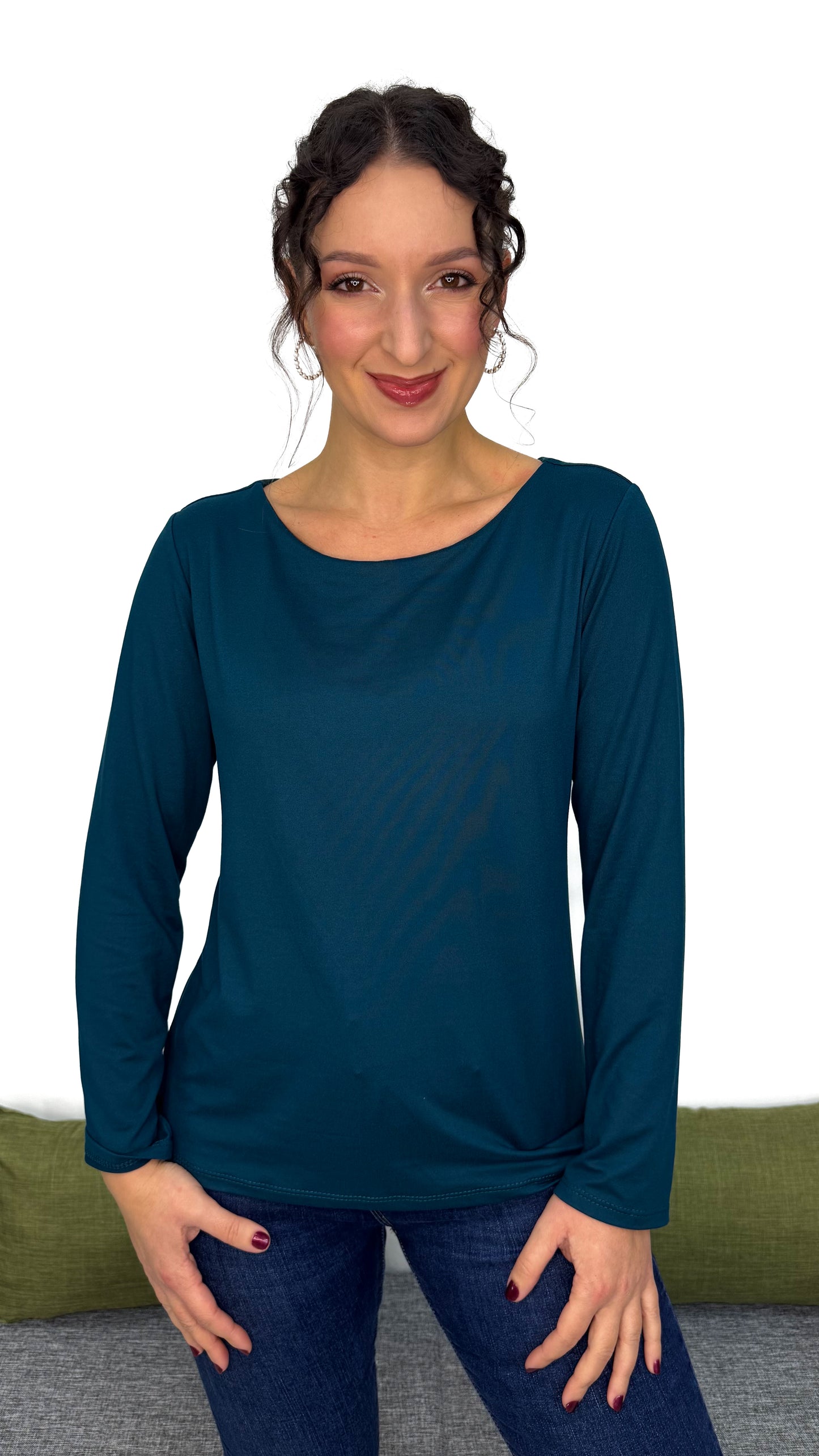 MAGLIA BASIC TINTA UNITA