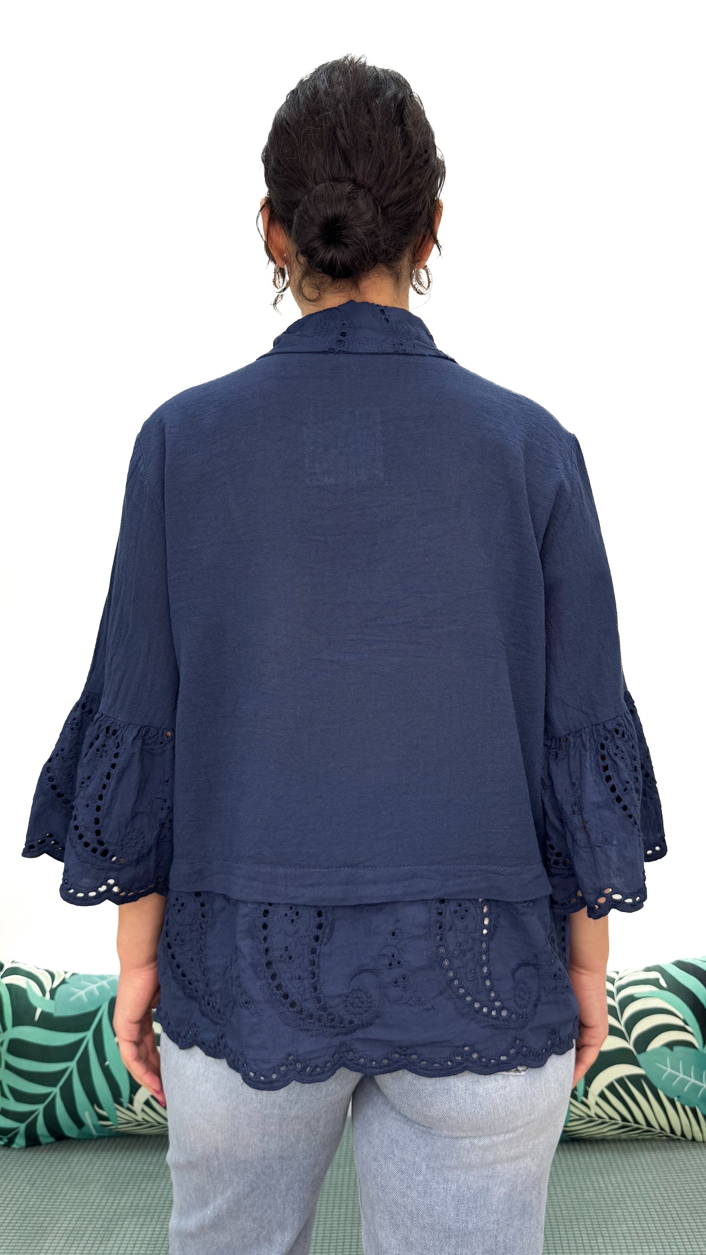 CAMICIA IN PIZZO SANGALLO