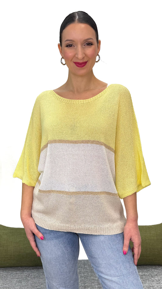 MAGLIONCINO IN FILO LUMINOSO