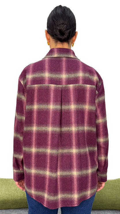 CAMICIA QUADRI IN FLANELLA