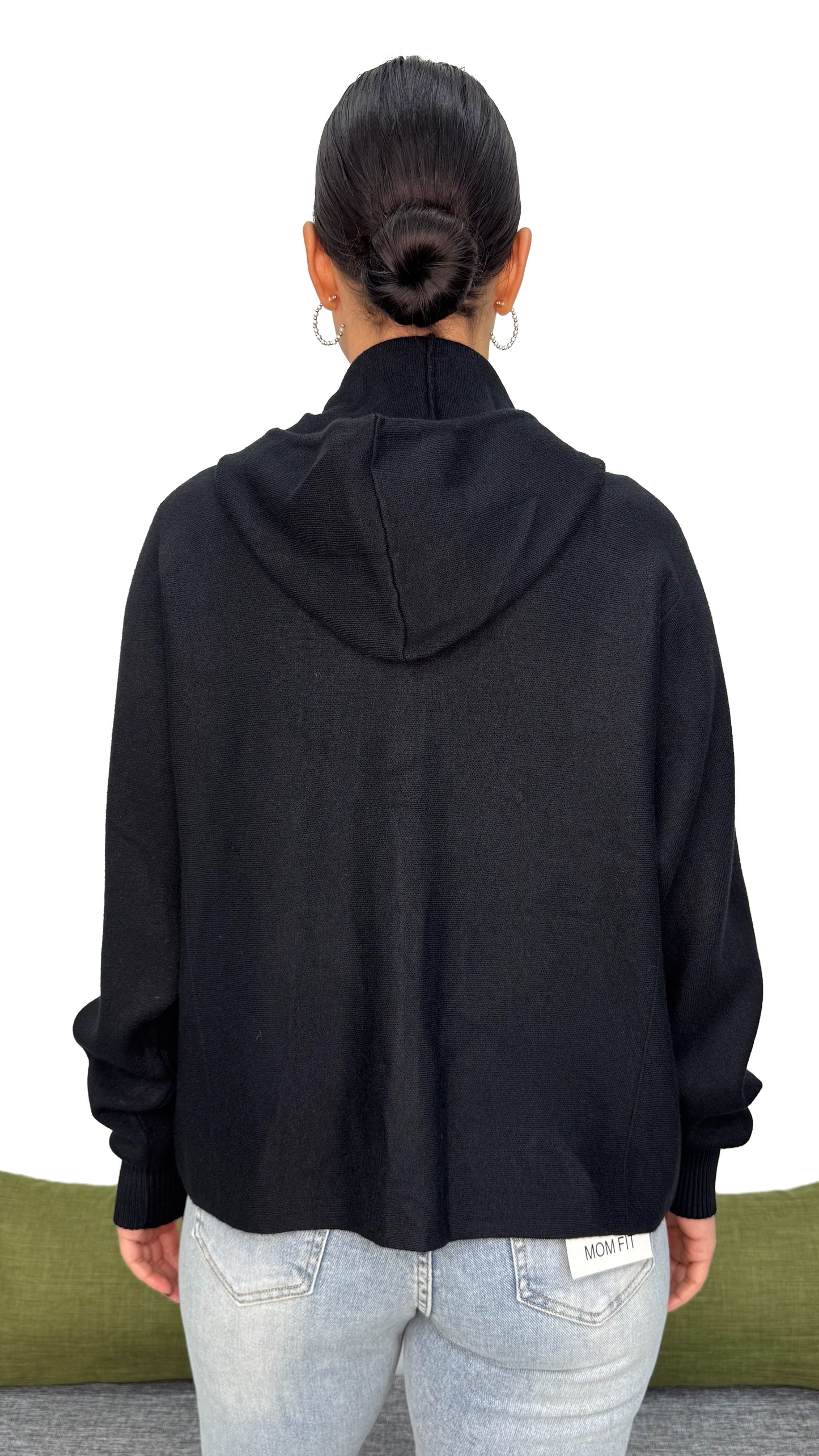 CARDIGAN CON ZIP IN MAGLIA