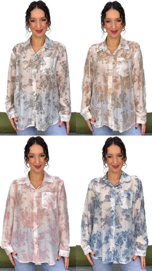 CAMICIA FIORI DI LUCE