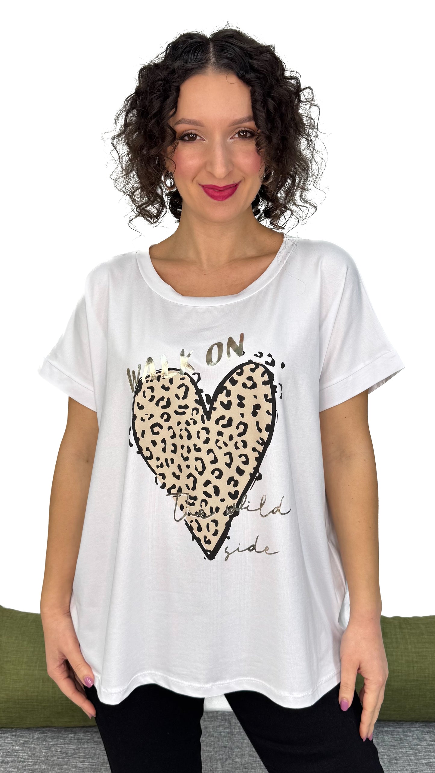 T-SHIRT CUORE LINEA MORBIDA