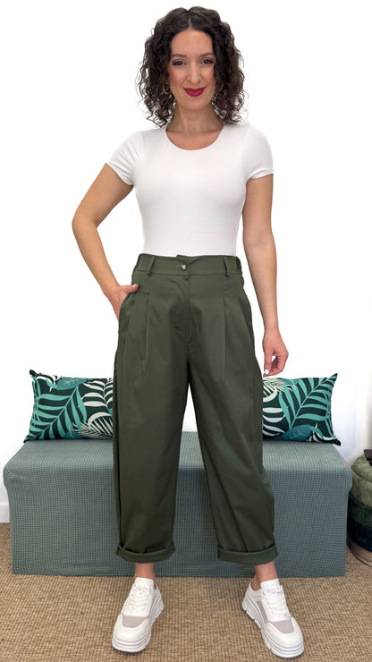 PANTALONE BALLON IN COTONE