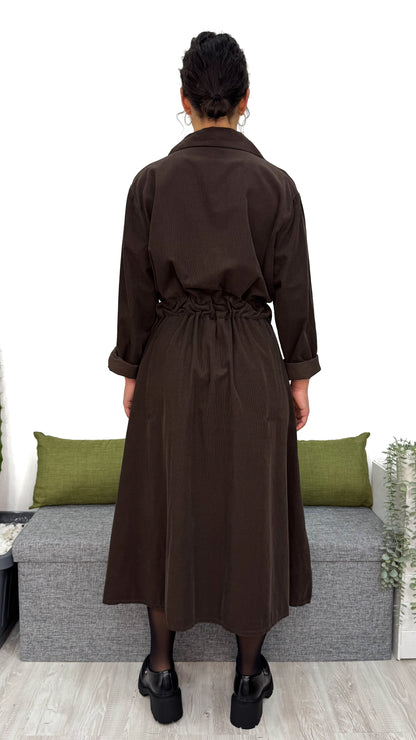 ABITO CAMICIONE IN VELLUTO