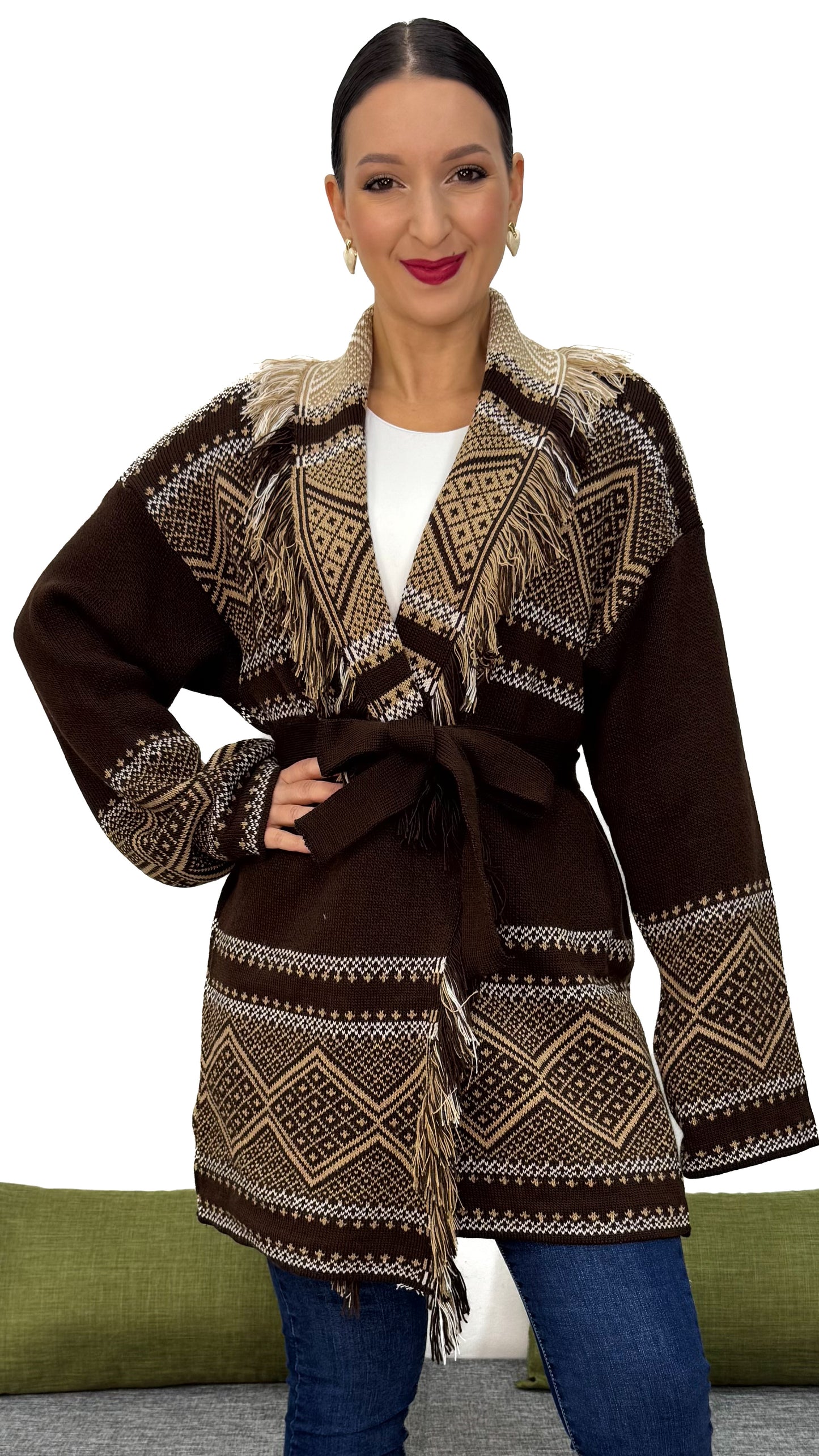 CARDIGAN TRIBALE