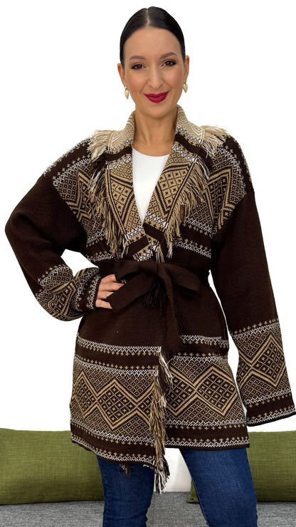 CARDIGAN TRIBALE