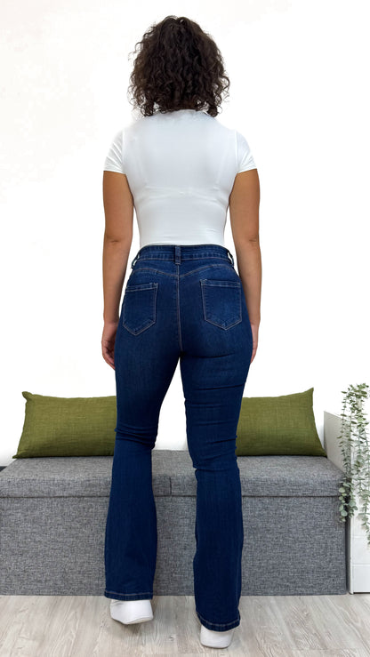 JEANS FLARE EFFETTO -5kg