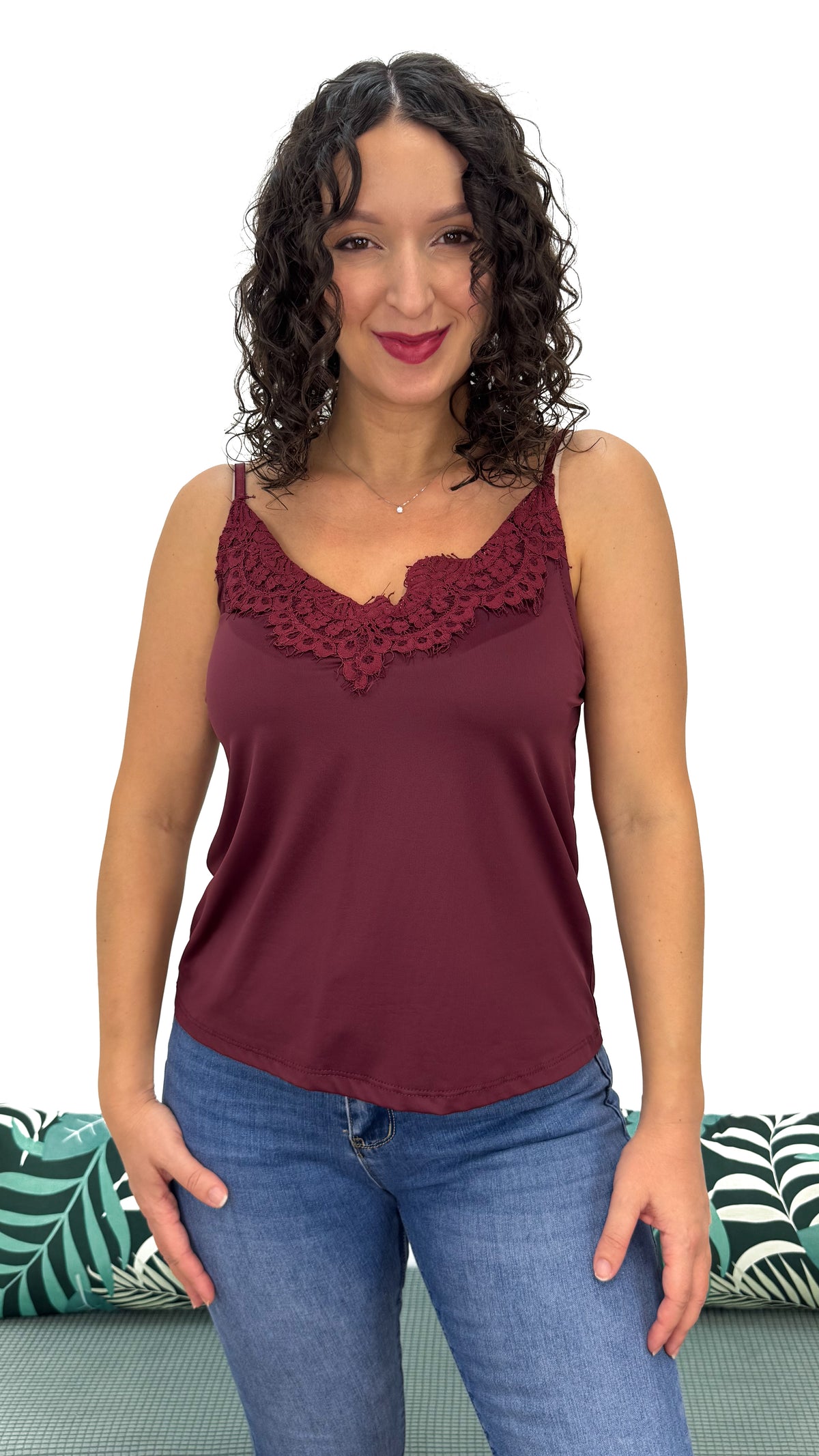 TOP SOTTOGIACCA CON PIZZO
