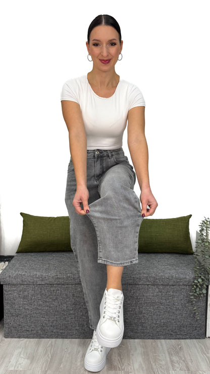 JEANS 2026 GREY MOM-FIT
