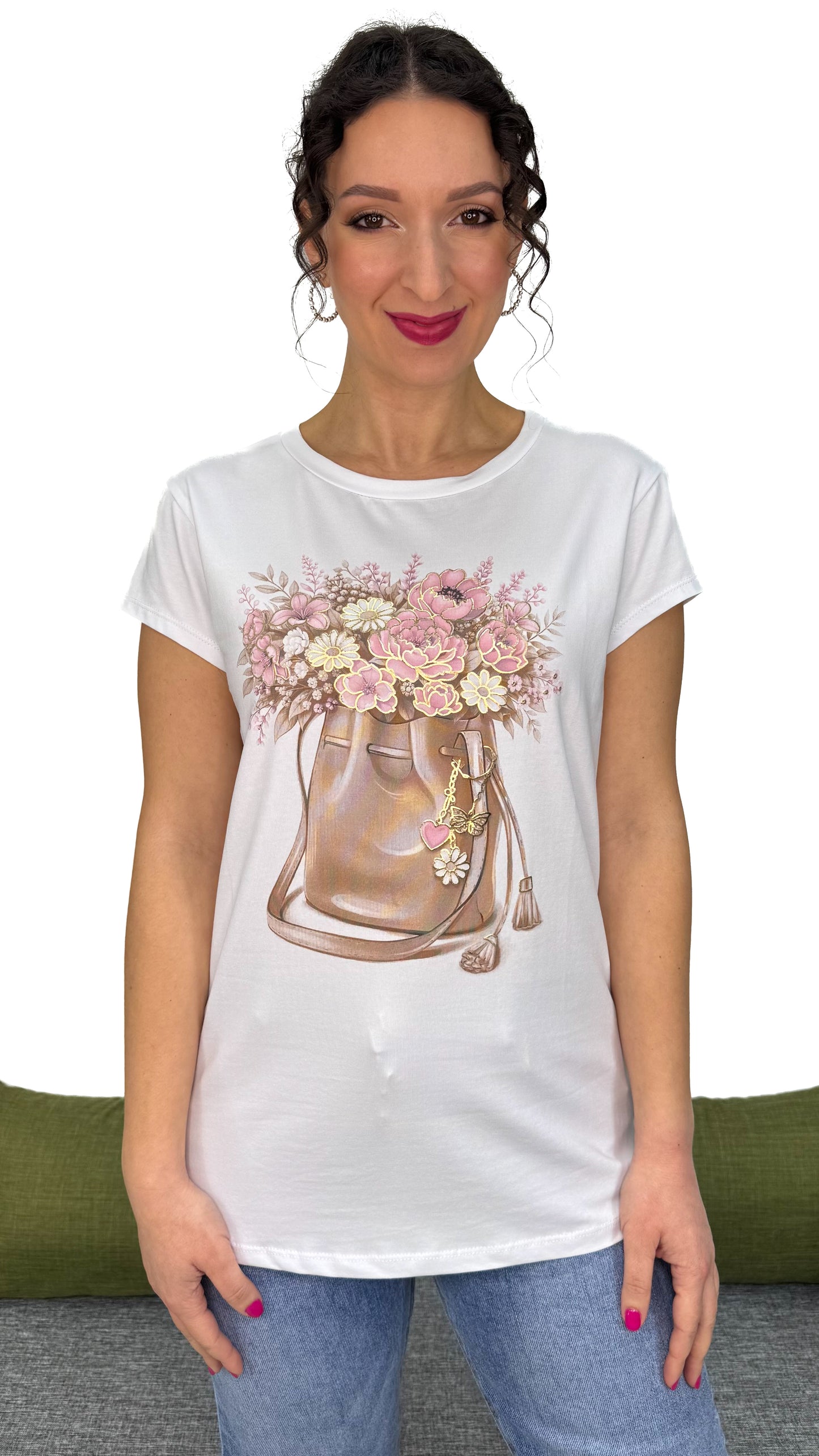 T-SHIRT FLOREALE