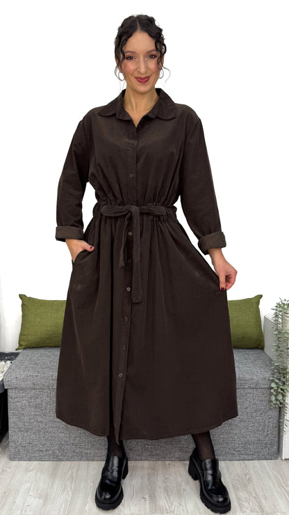 ABITO CAMICIONE IN VELLUTO