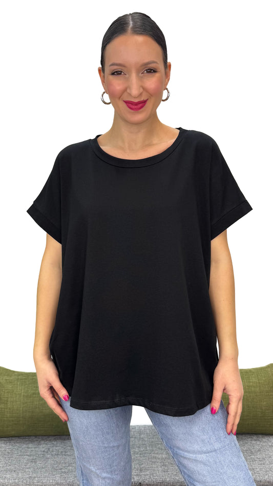 T-SHIRT TINTA UNITA LINEA MORBIDA