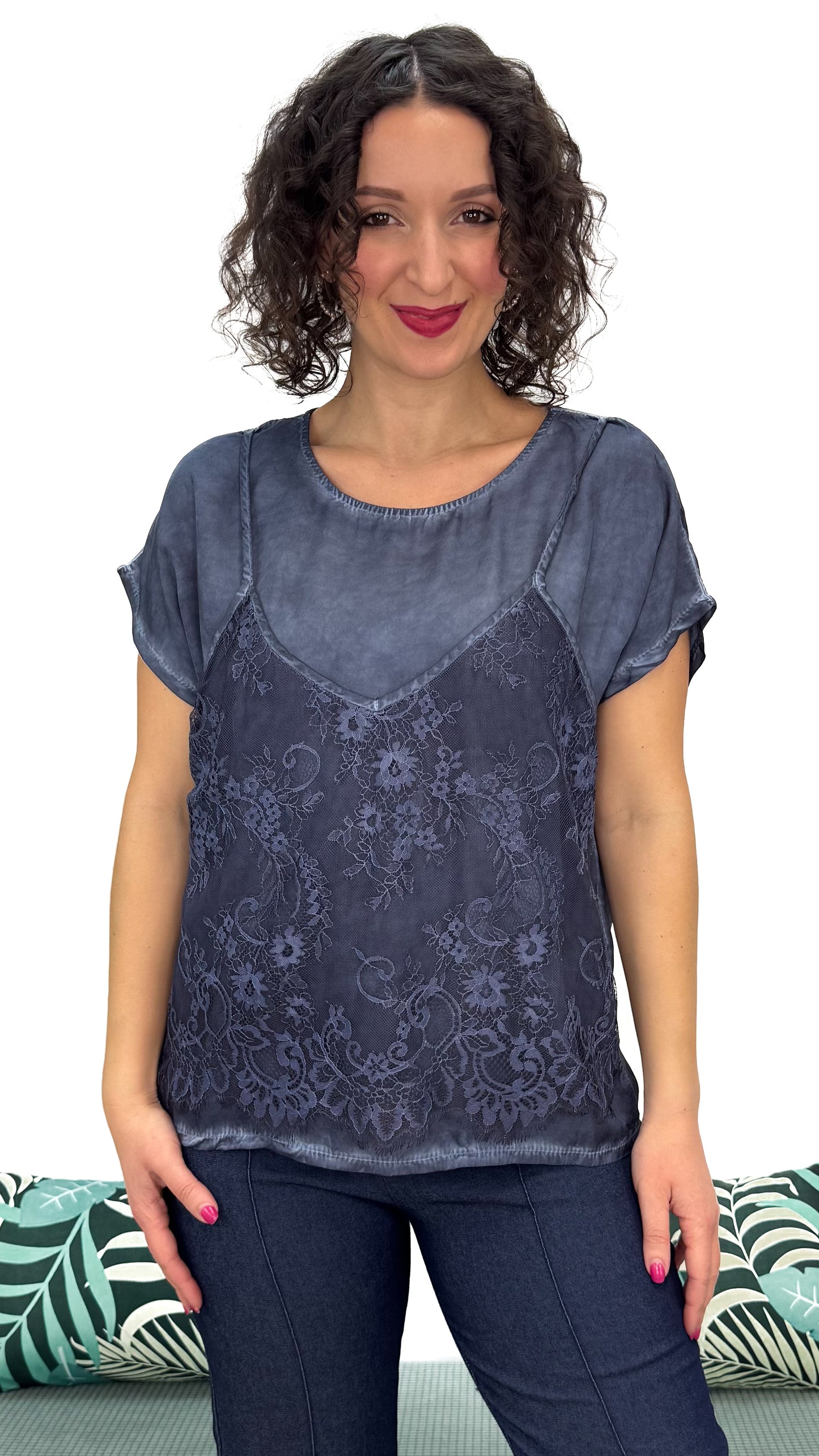 T-SHIRT DOPPIO EFFETTO