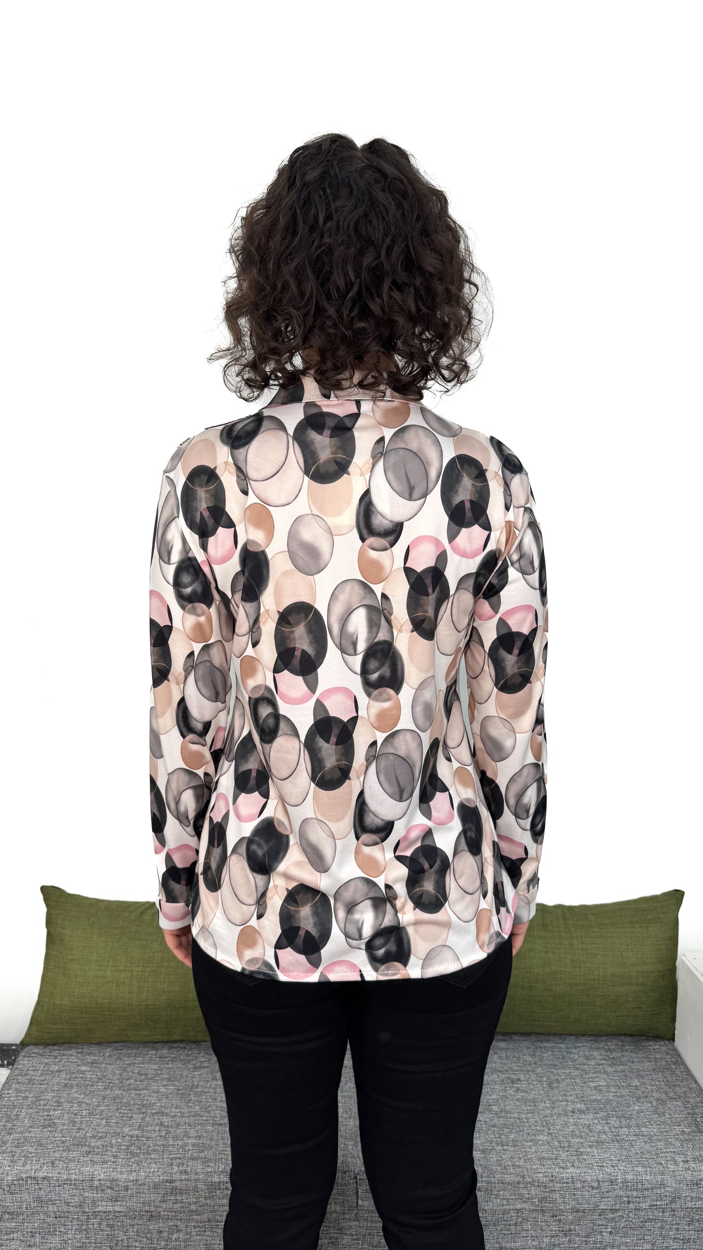 CAMICIA IN MAGLIA FANTASIA