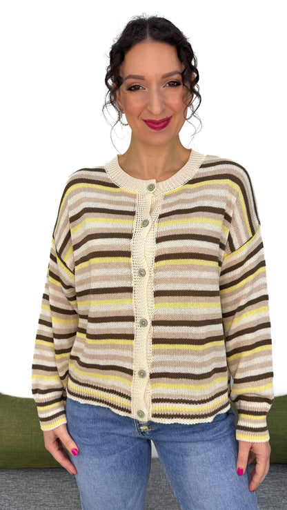 CARDIGAN A RIGHE