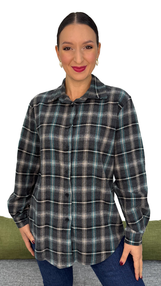CAMICIA QUADRI IN FLANELLA