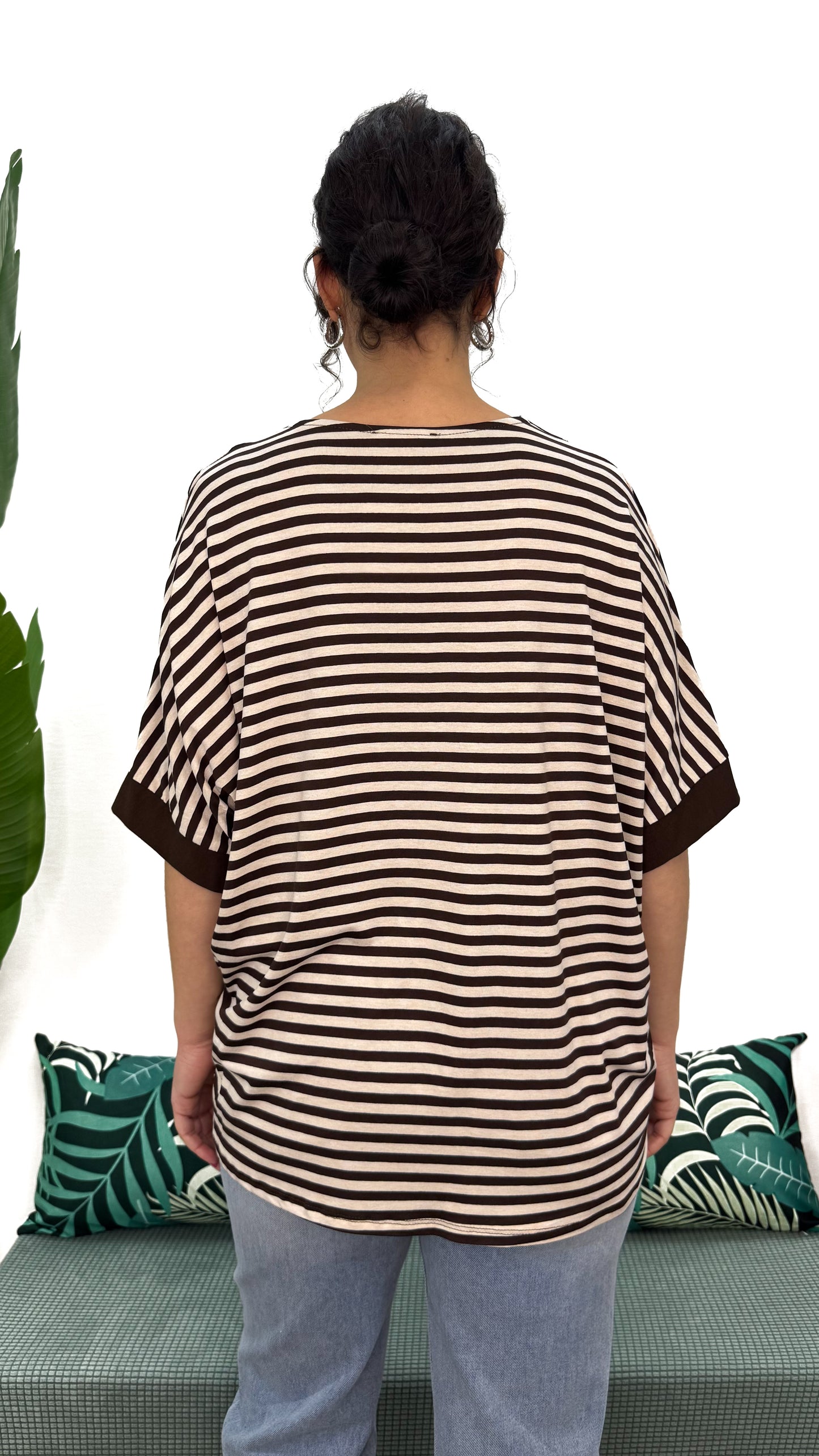 T-SHIRT MORBIDA A RIGHE