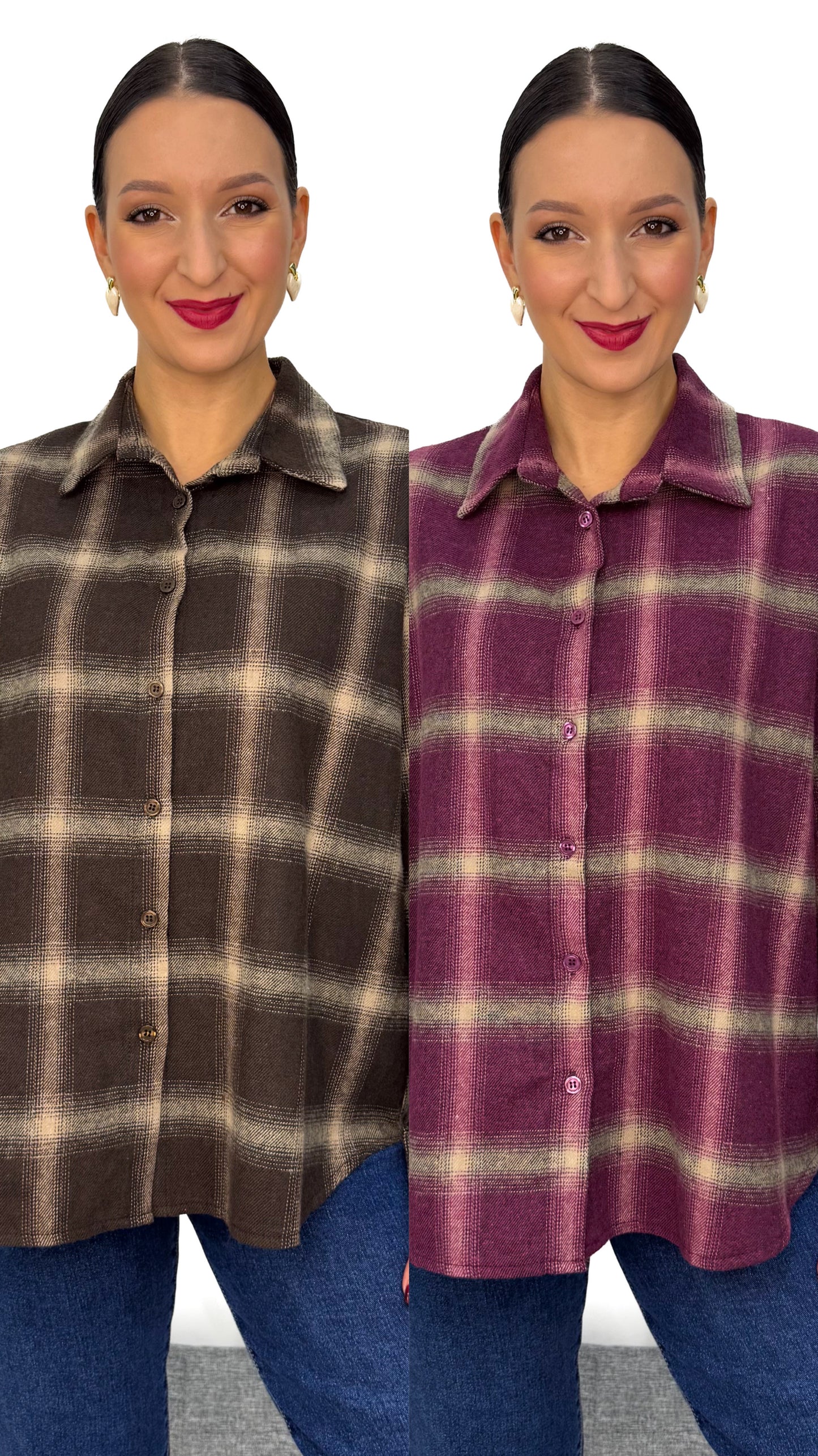 CAMICIA QUADRI IN FLANELLA