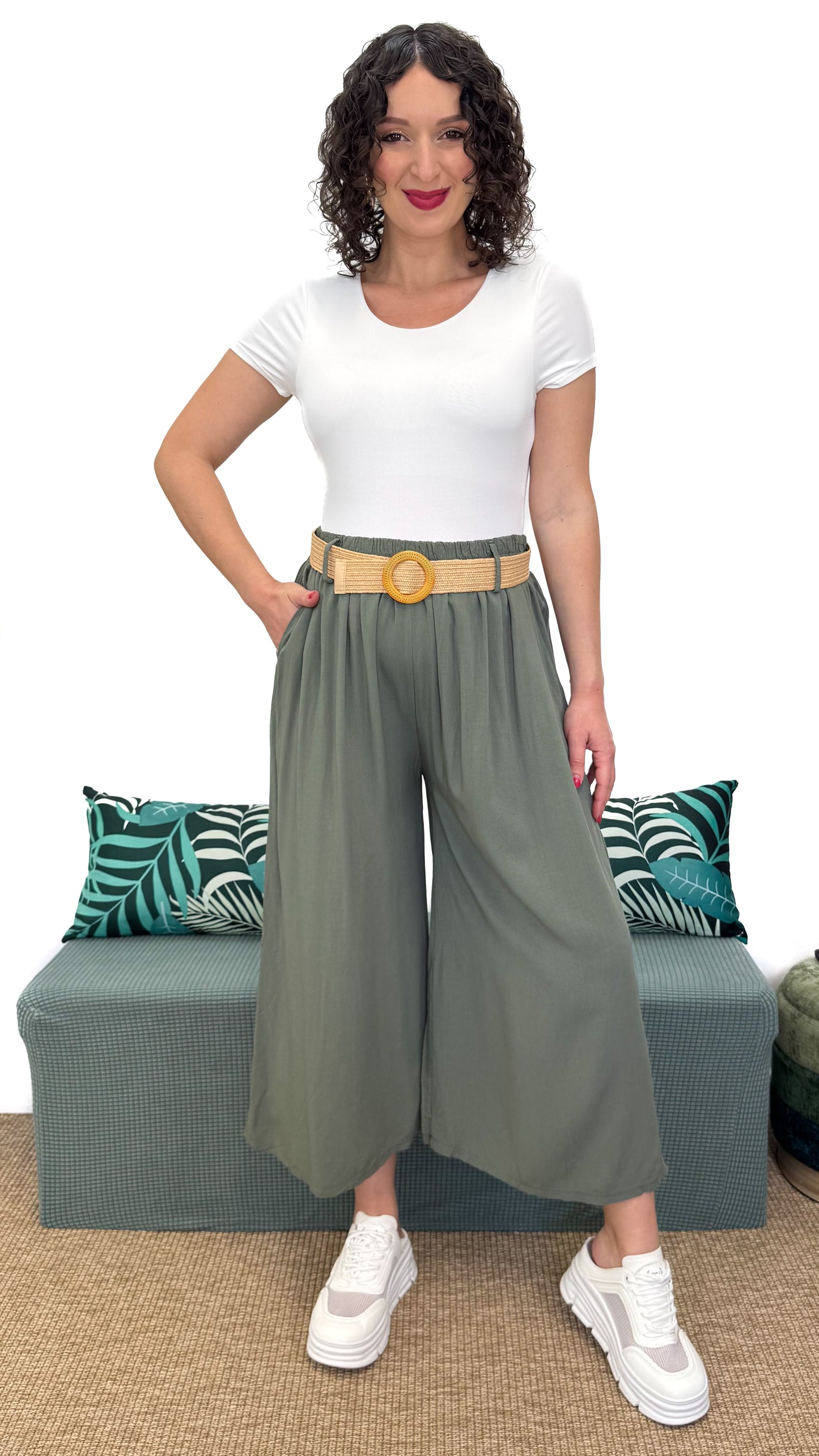 PANTALONE A 3/4 FRESCO