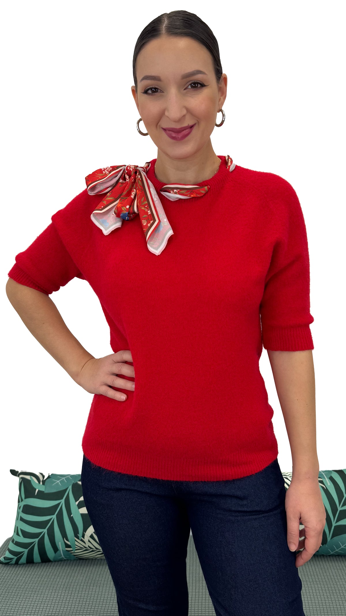 MAGLIONCINO FOULARD