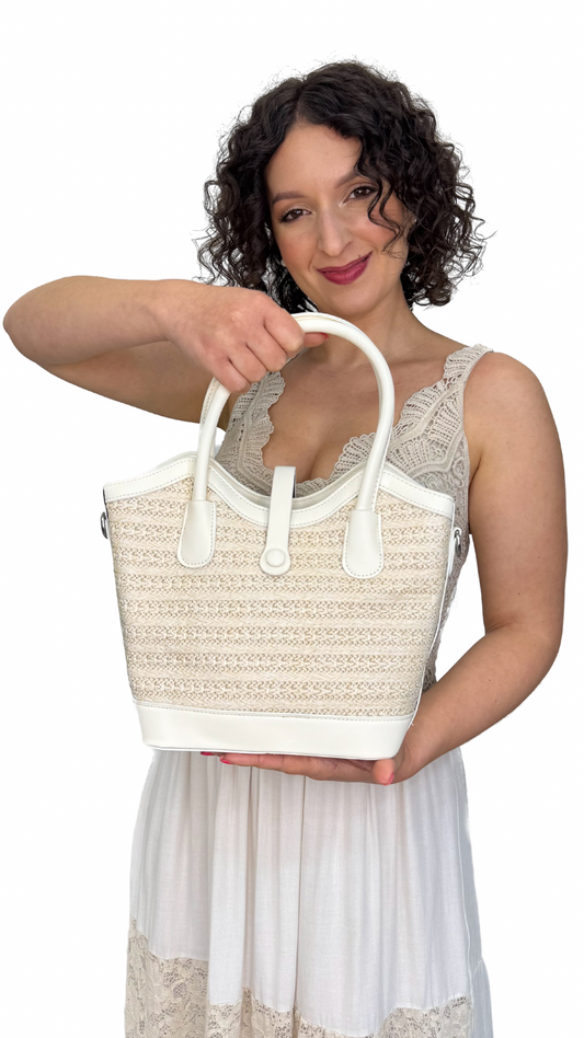 BORSA PANNA E RAFIA