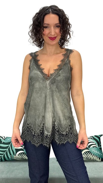 CANOTTA SOTTOGIACCA IN PIZZO