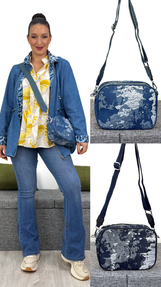 BORSA TRACOLLA DENIM