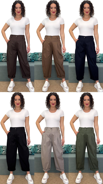 PANTALONE BALLON IN COTONE