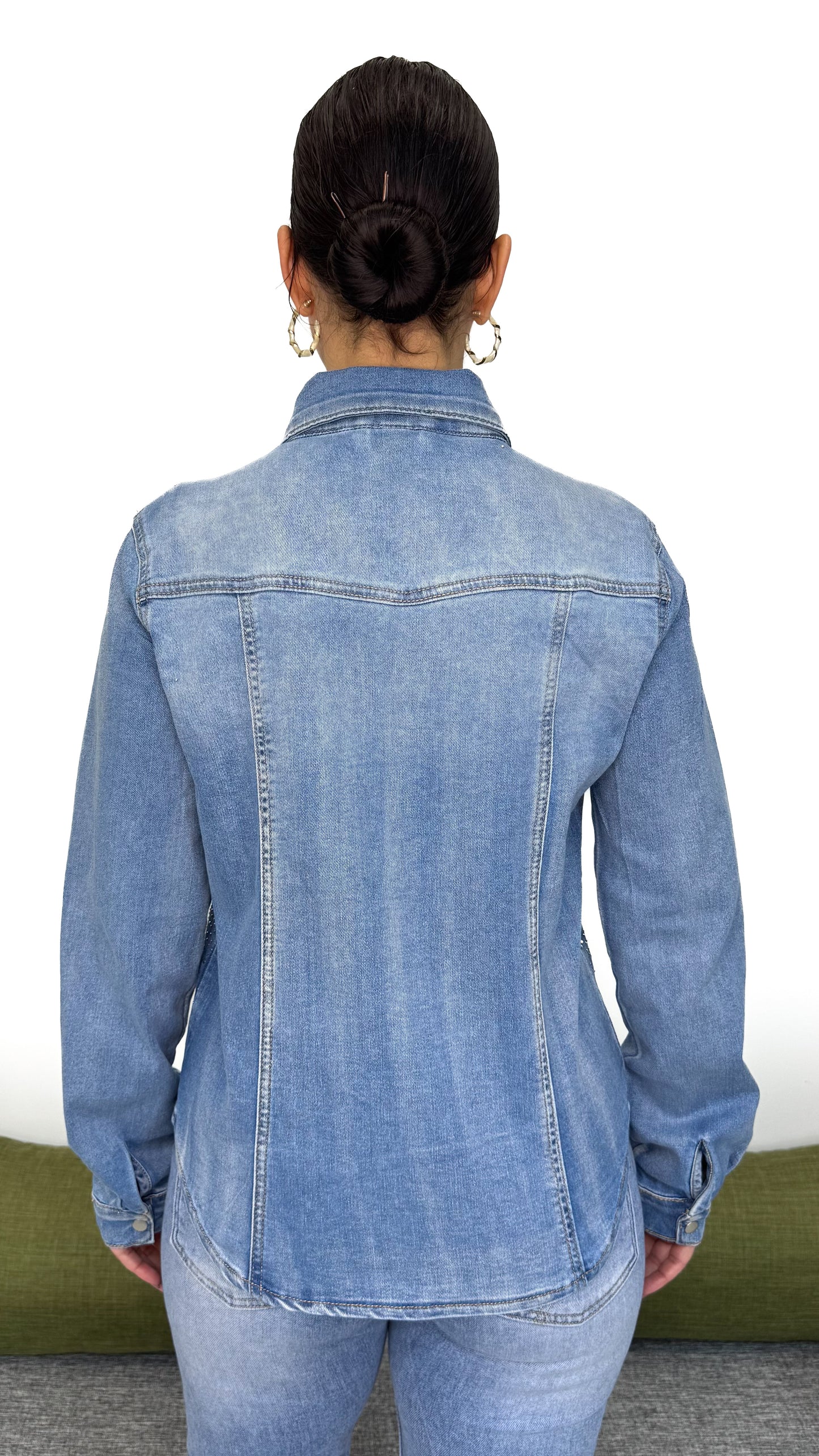 CAMICIA JEANS LUMINOSA