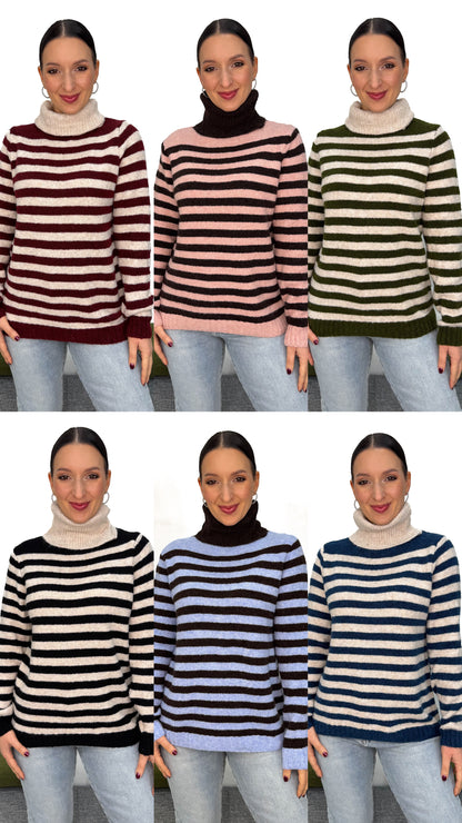 MAGLIONE RIGHE CHIC