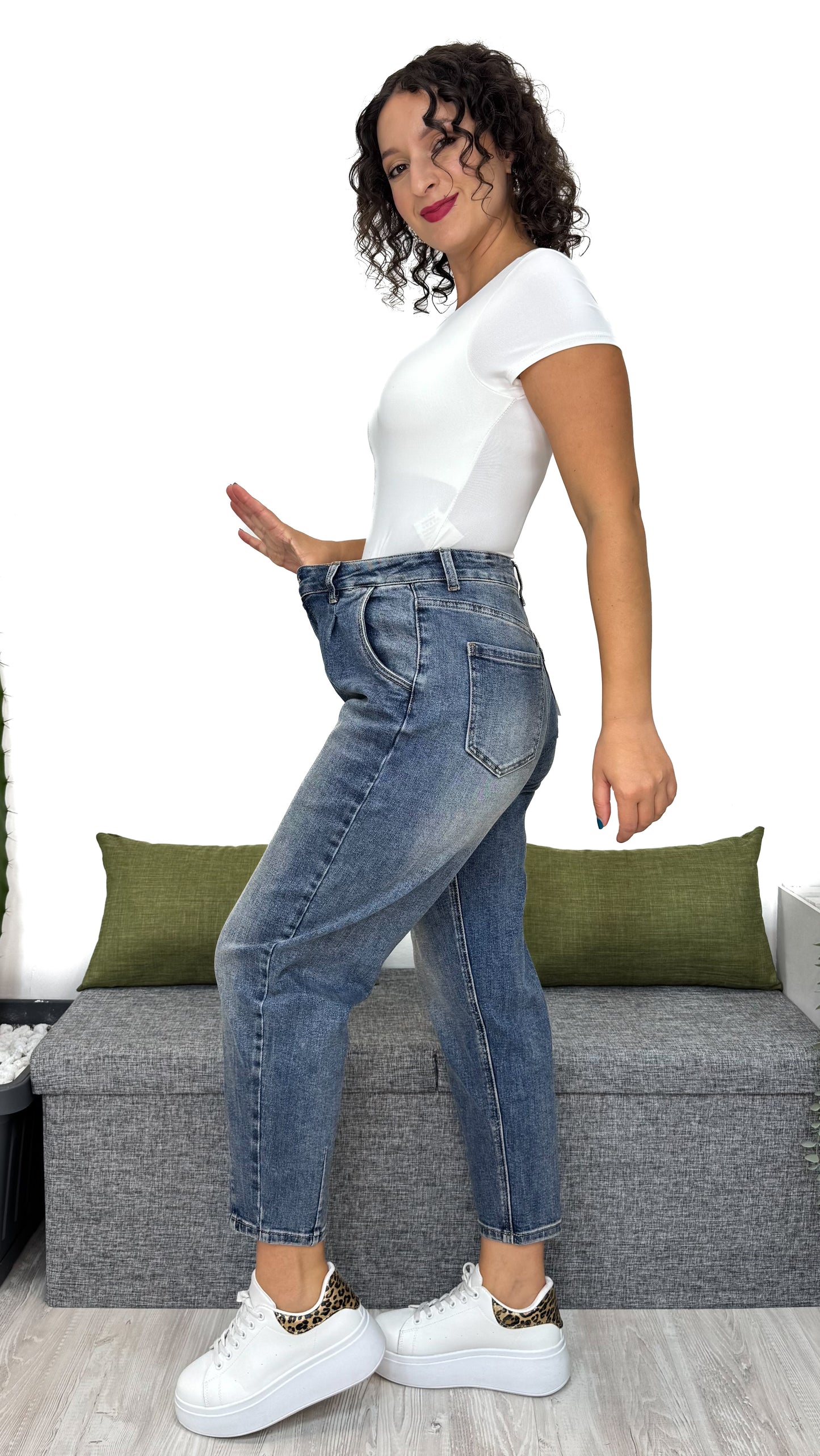 JEANS BALLON DENIM VINTAGE