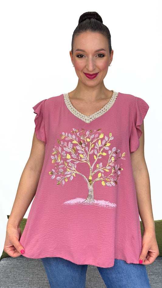 T-SHIRT ALBERO DELLA VITA  linea morbida