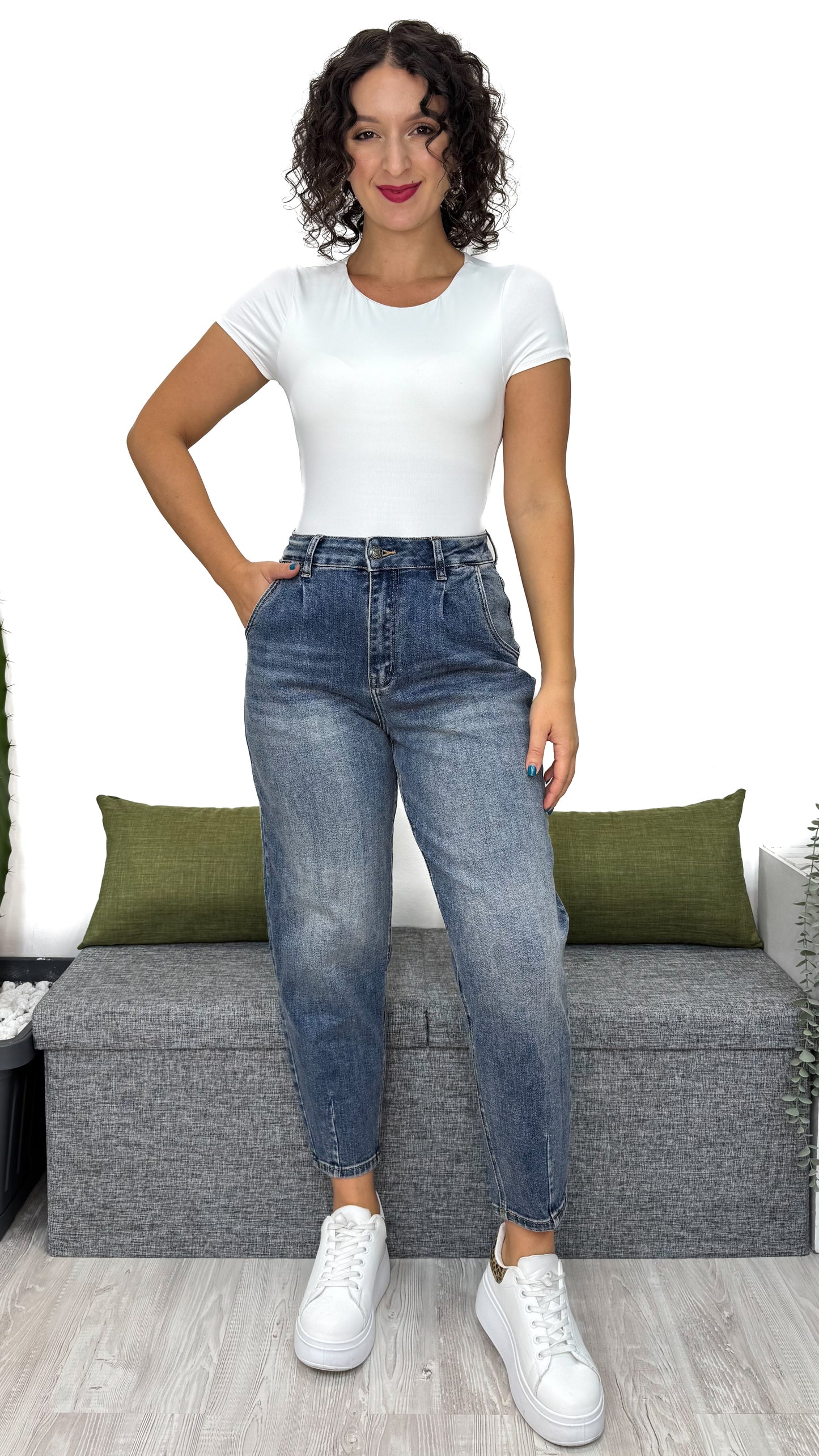 JEANS BALLON DENIM VINTAGE