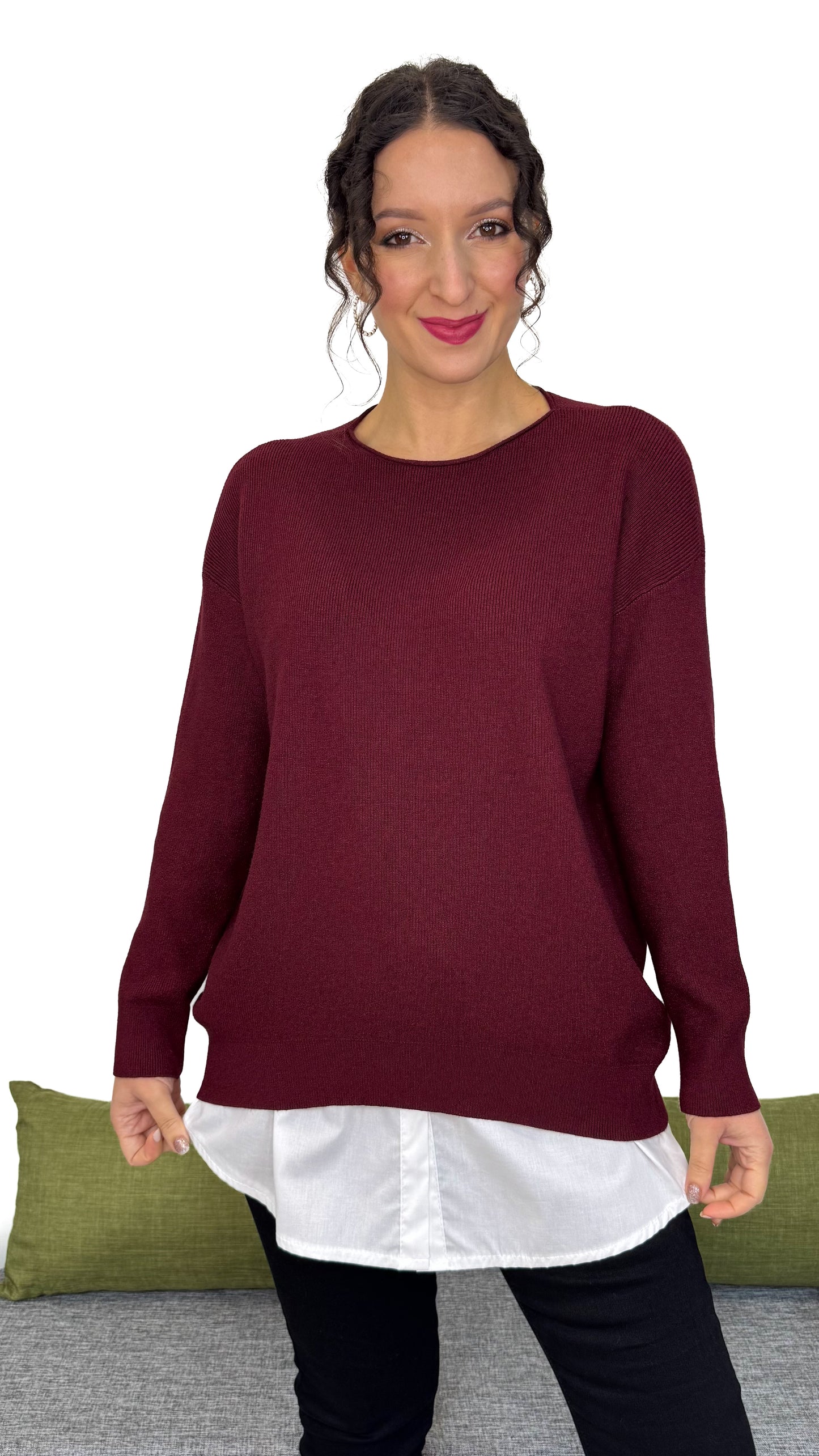 GONNA CAMICIA BIANCA