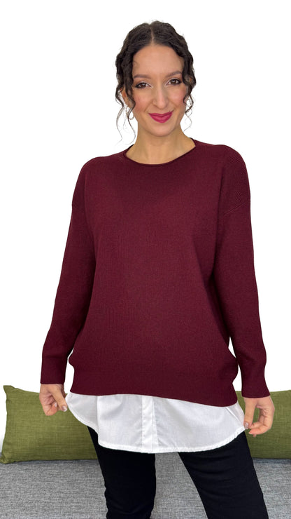 GONNA CAMICIA BIANCA