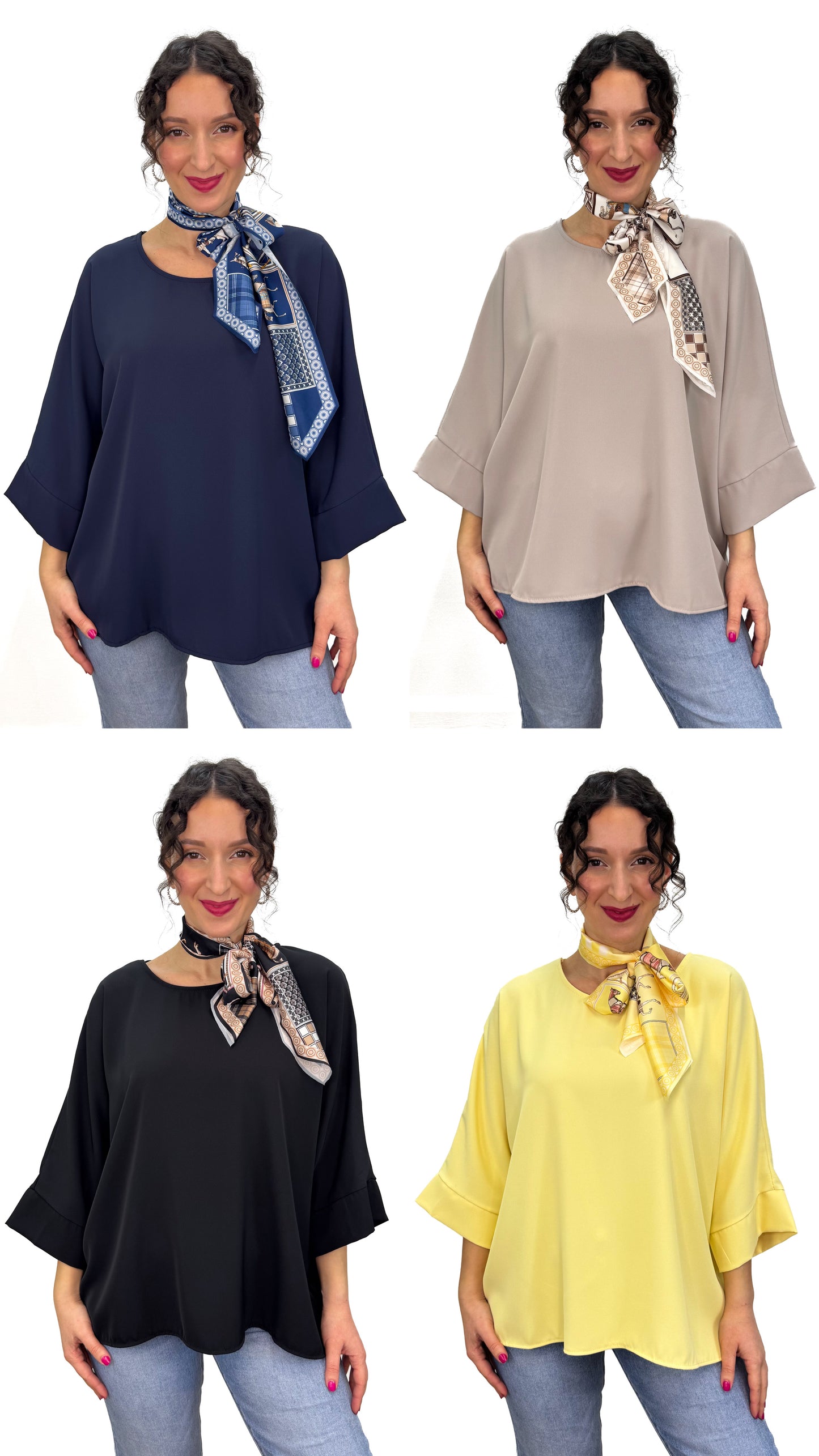 BLUSA FOULARD