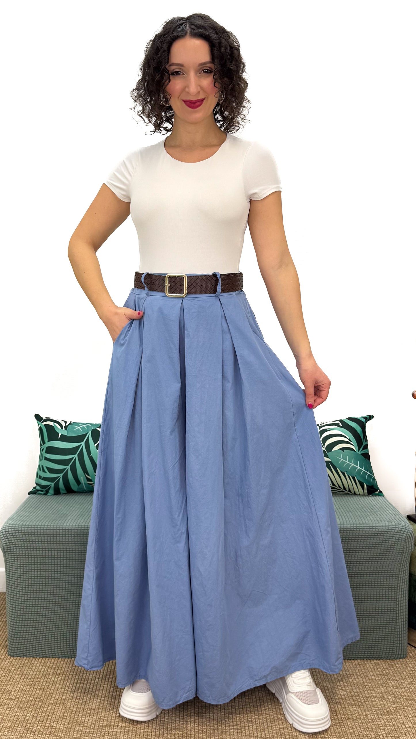 PANTAGONNA LUNGO 100% COTONE