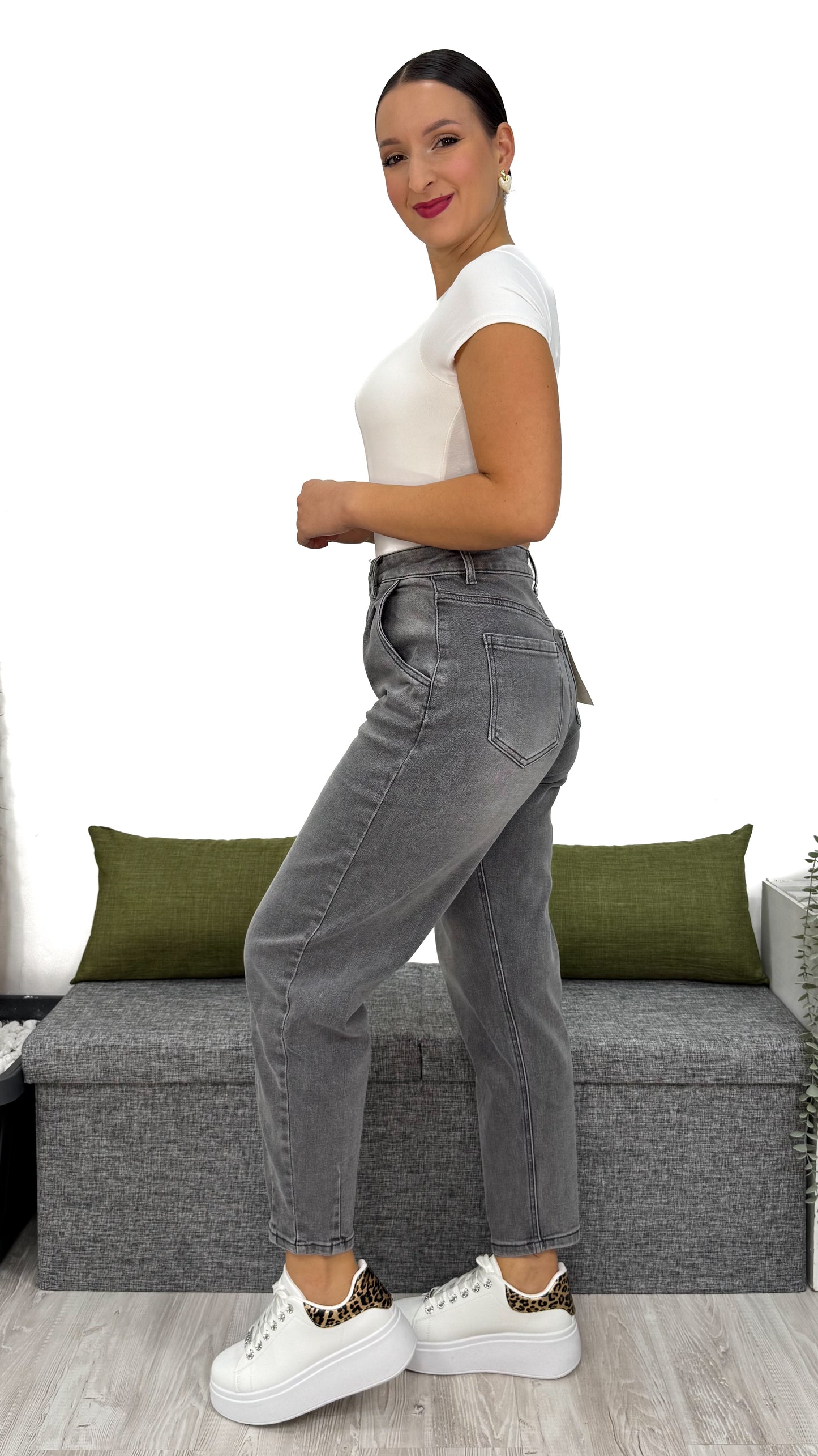 JEANS BALLON GRIGIO