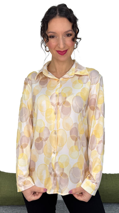 CAMICIA IN MAGLIA FANTASIA