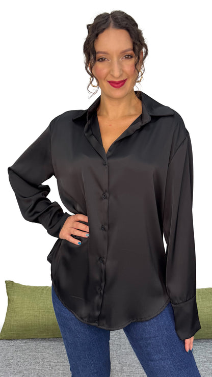 CAMICIA EFFETTO SETA