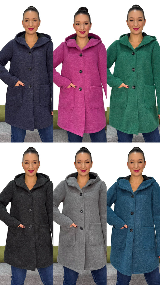 CAPPOTTO BOTTONI con micro pile