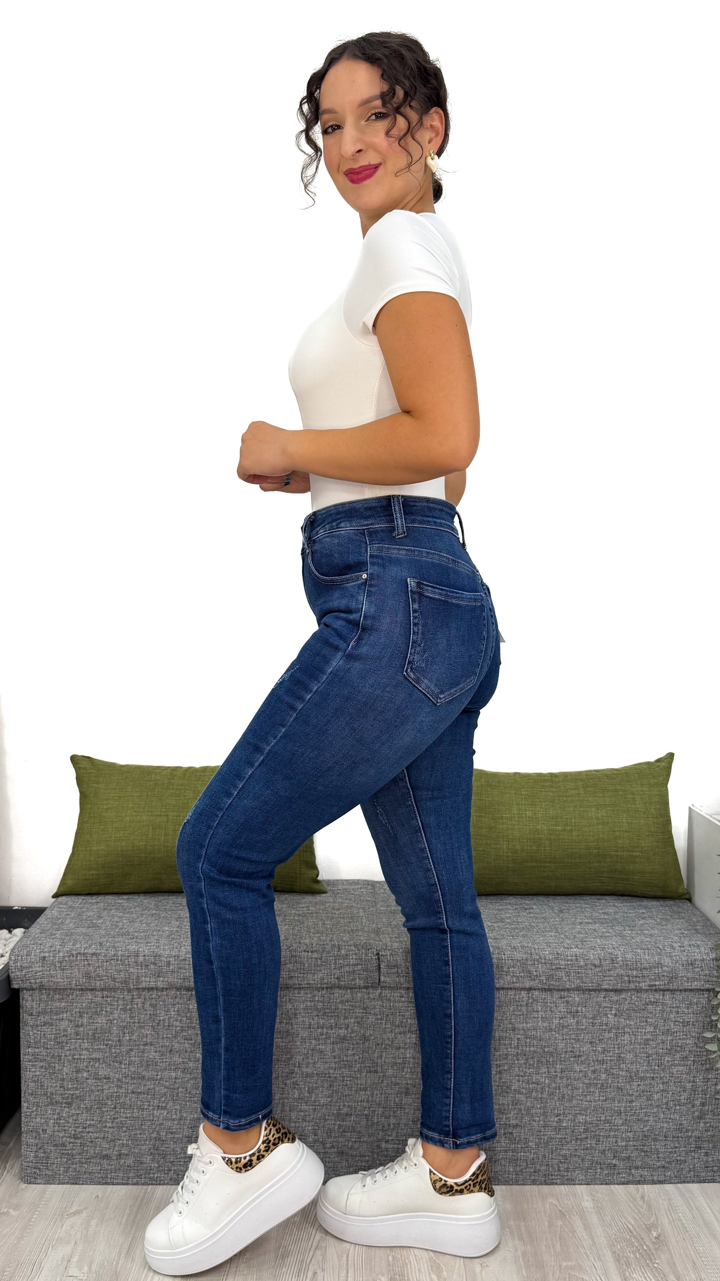 JEANS MOM-FIT MORBIDO E COMODO