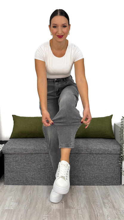 JEANS BALLON GRIGIO