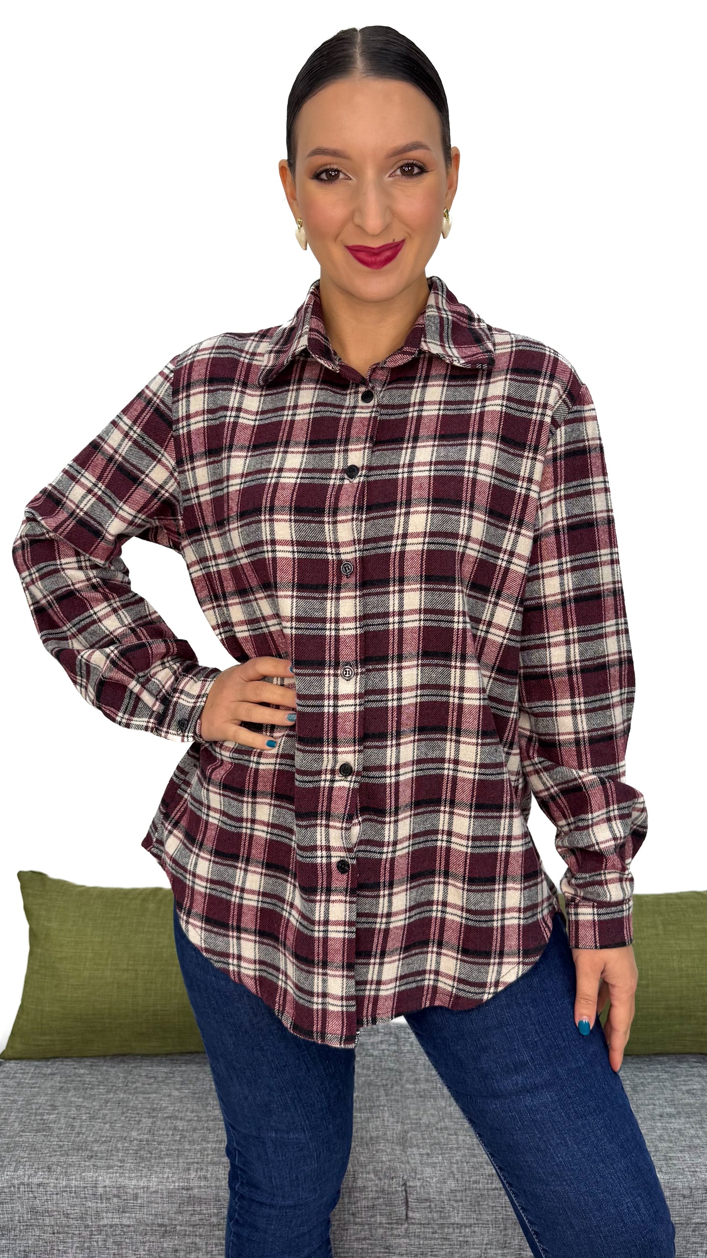 CAMICIA QUADRI IN FLANELLA