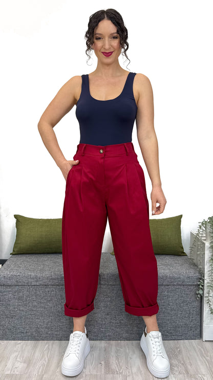 PANTALONE BALLON IN COTONE