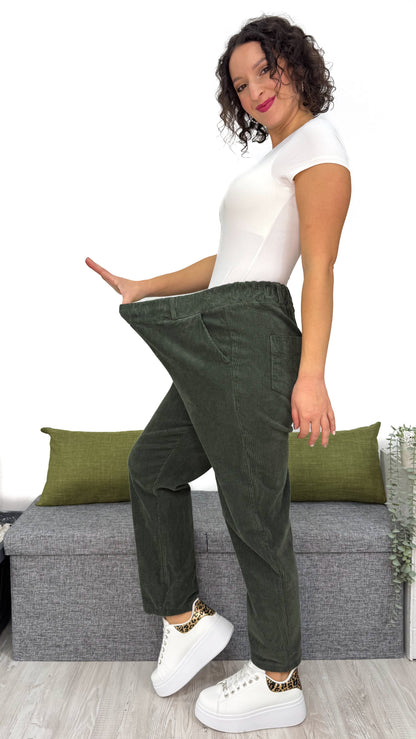 PANTALONE BALLON IN VELLUTO